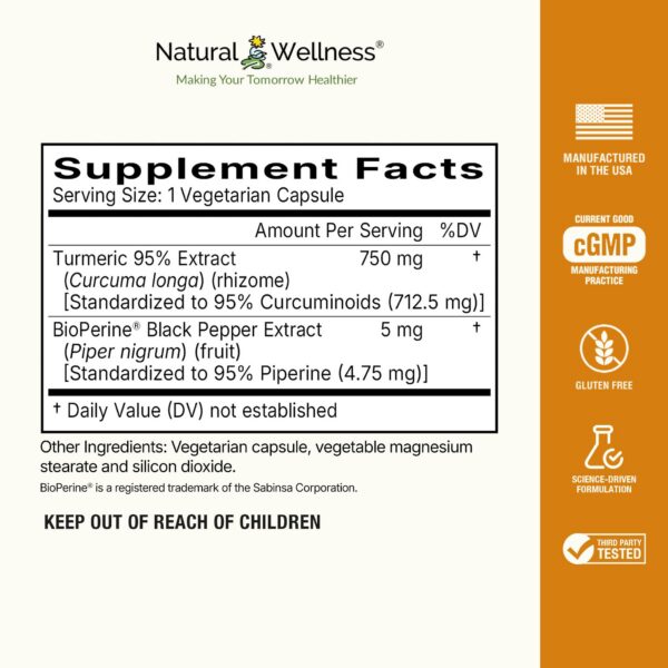 Cápsulas veganas Natural Wellness para salud articular