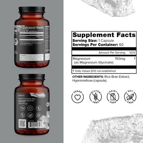 Cápsulas veganas Organifi Magnesium Glycinate