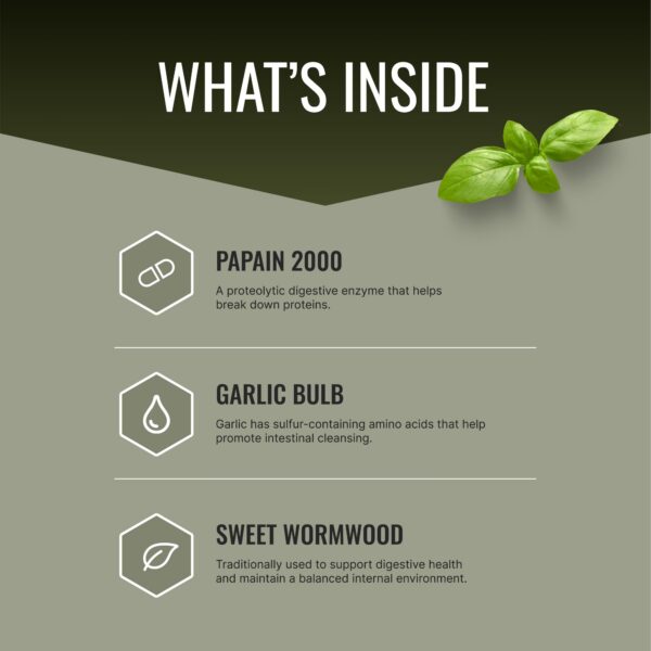 Cápsulas veganas Parastrin Approved Science vista frontal