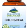 Frasco de cápsulas veganas de raíz de goldenseal Pure Mountain
