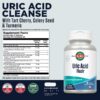 Cápsulas veganas para salud articular KAL Uric Acid Flush