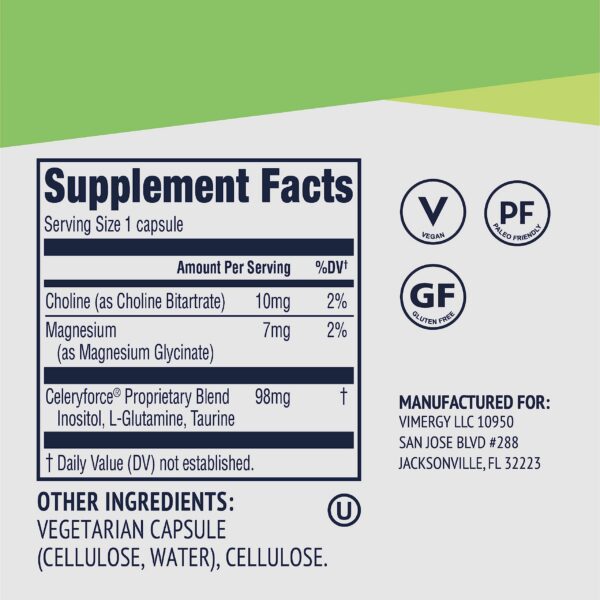 Cápsulas veganas y sin gluten