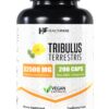 Frasco de cápsulas veganas Tribulus Terrestris 32,500 mg HealthFare