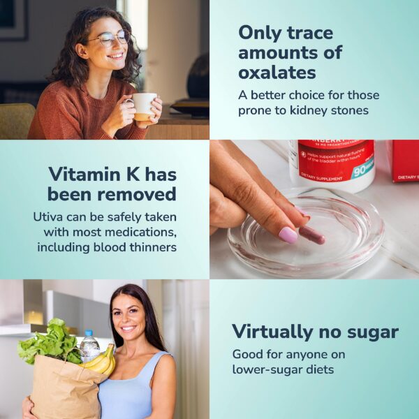 Utiva suplemento arándano para salud tracto urinario