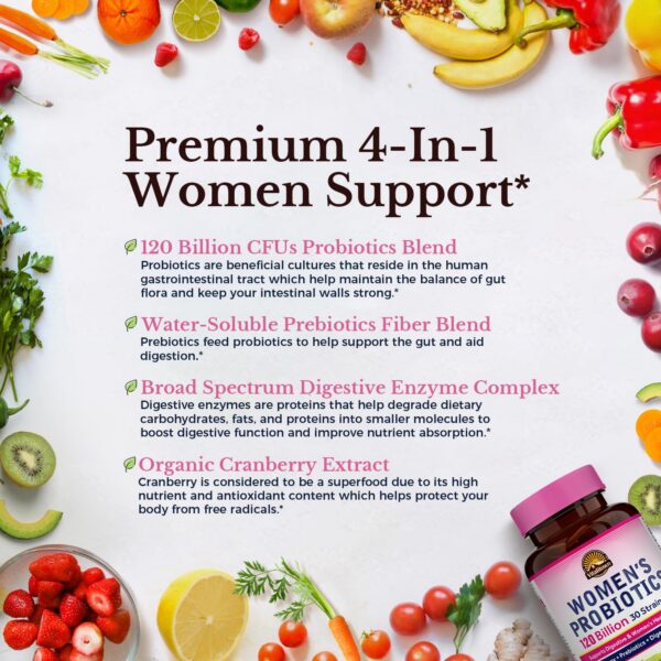 Cápsulas veganas Vitalitown para salud vaginal e intestinal