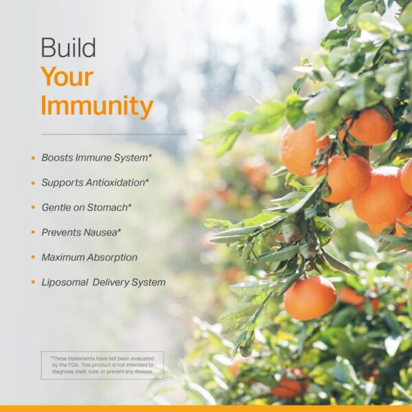 Cápsulas veganas vitamina c liposomal anew vita paquete