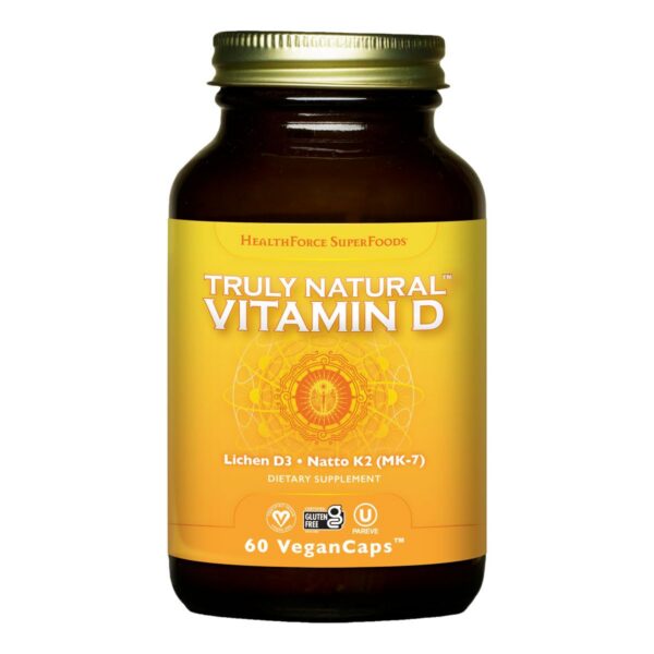 Cápsulas Veganas Vitamina D HealthForce SuperFoods 60 unidades