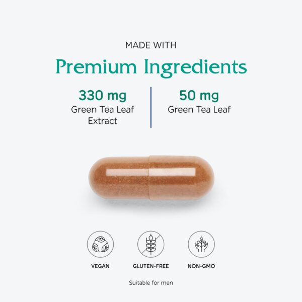 Cápsulas veganas Vitanica té verde antioxidante