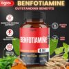 Cápsulas veganas fáciles de tragar agobi benfotiamina 4 ingredientes