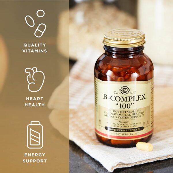 Version 1.0.0 Cápsulas vegetales no GMO de Solgar B-Complex