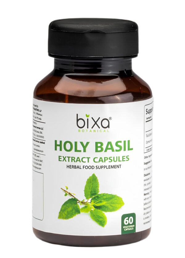 Cápsulas vegetales Albahaca Santa bixa BOTANICAL 60 un