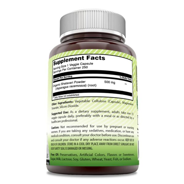 cápsulas vegetales Amazing India Shatavari natural suplemento