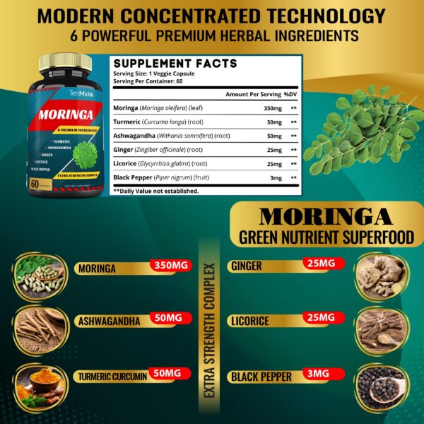Cápsulas vegetales para apoyo inmunológico y energía diaria