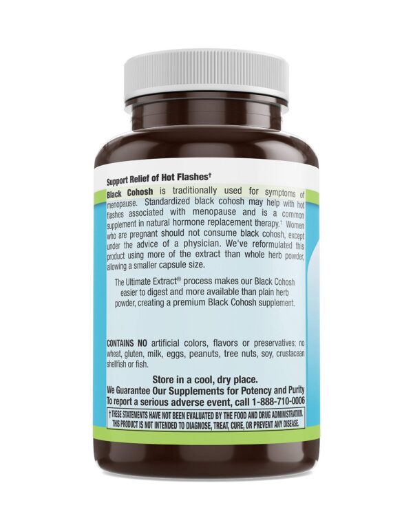 Cápsulas vegetales Cohosh Negro Livamed envase frontal