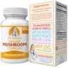 Cápsulas vegetales de complejo de hongos para memoria y alivio de estrés