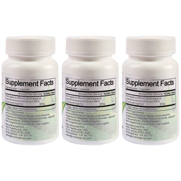 Cápsulas vegetales Crackaging para mejor absorción de cicloastrágeno