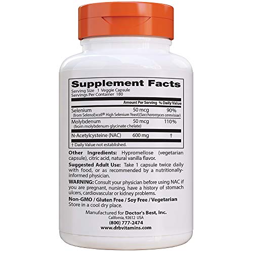 Version 1.0.0 Cápsulas vegetales detox sin gluten ni soja de Doctor's Best