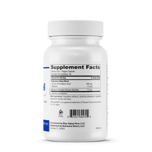 cápsulas vegetales dreamwell ultra melatonina avanzada gaba