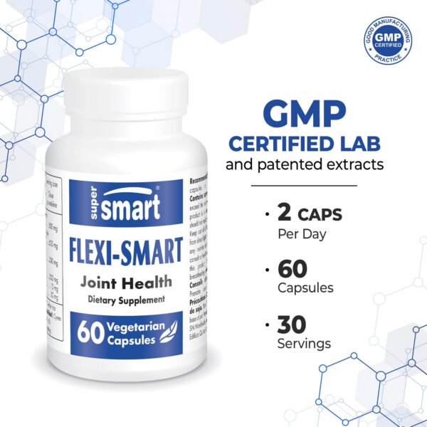 Cápsulas vegetales FlexiSmart para movilidad y articulaciones