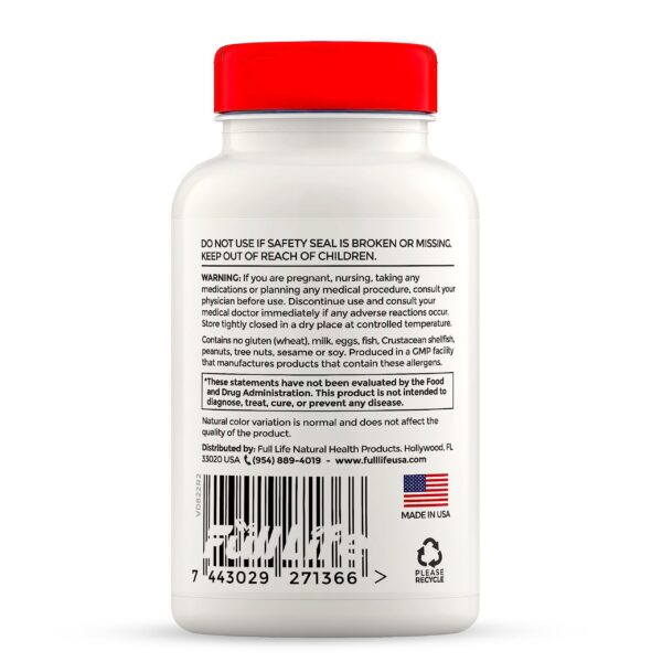 Detalle de cápsulas vegetales Full Life Noni Morinda Citrifolia