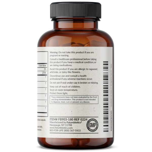 Cápsulas vegetales Futurebiotics con remolacha para soporte hepático