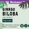 Cápsulas vegetales Ginkgo Biloba para concentración y foco