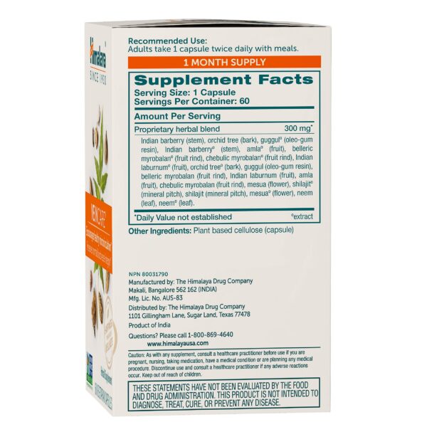 Cápsulas vegetales Himalaya VeinCare 60 unidades para venas