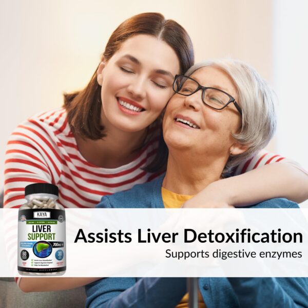 Cápsulas vegetales Kaya Naturals para limpieza hígado