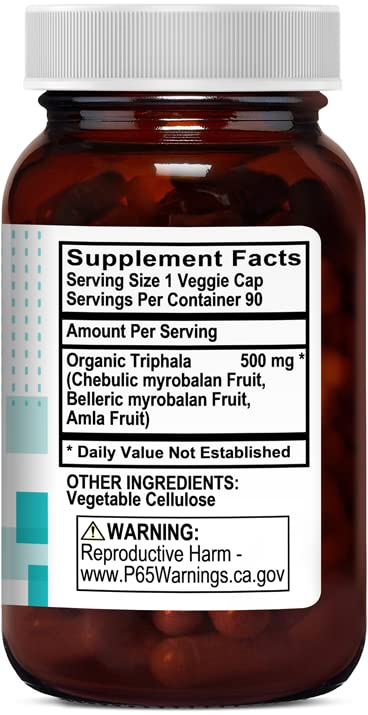 Cápsulas vegetales Kovite Triphala orgánico paquete 90 unidades