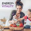 Cápsulas vegetales multivitamínicas para energía