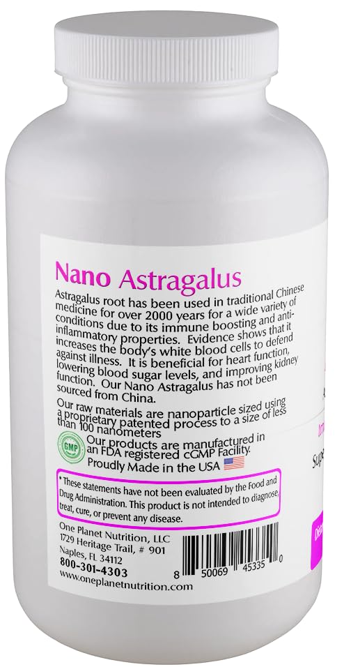 Version 1.0.0 Cápsulas vegetales Nano Astragalus para vitalidad y salud general