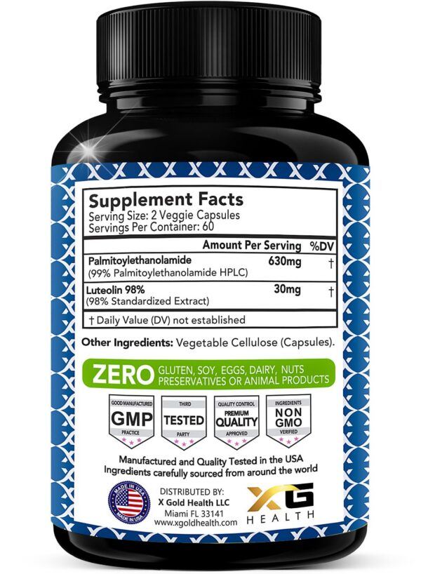 Cápsulas vegetales de Palmitoiletanolamida