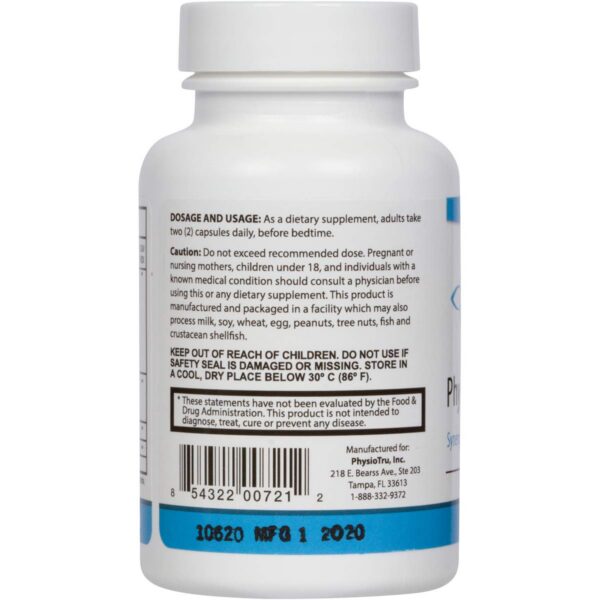 Cápsulas vegetales Physio Flora probióticos y prebióticos