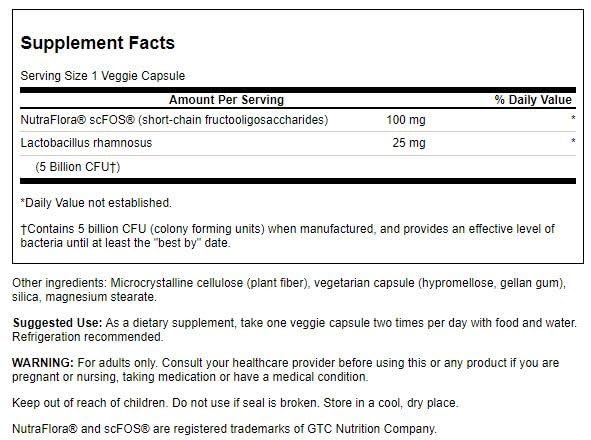 Version 1.0.0 Cápsulas vegetales probióticas Swanson para salud del tracto gastrointestinal