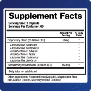 Detalle de cápsulas vegetales del probiótico BioMatrix