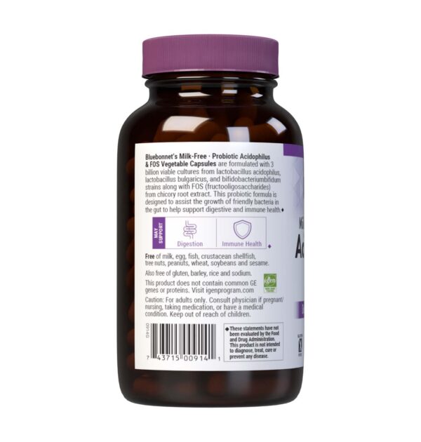 Version 1.0.0 Cápsulas vegetales probiótico Bluebonnet sin gluten ni soja 250 dosis