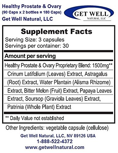 Version 1.0.0 suplemento apoyo próstata y ovarios cápsulas naturales veganas kosher