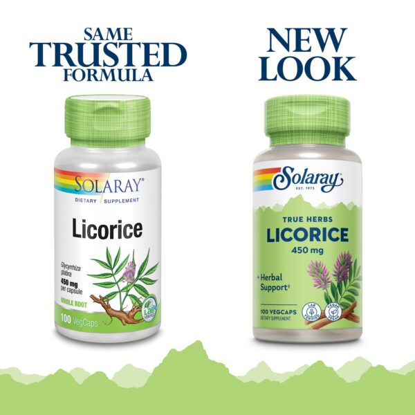 Version 1.0.0 Cápsulas vegetales de regaliz Solaray para salud digestiva