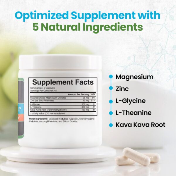 Cápsulas vegetales para relajación Pro GAD Enhancer