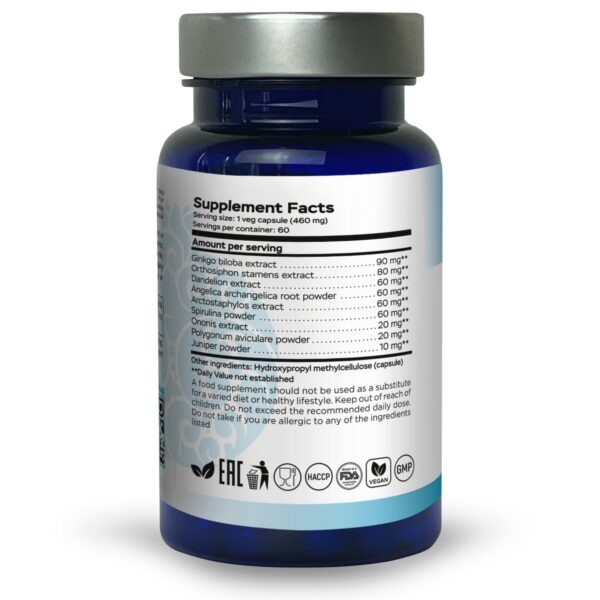 cápsulas vegetales RenActive para salud renal y bienestar general