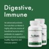 Cápsulas vegetales para salud intestinal de fórmula avanzada PurBiotic