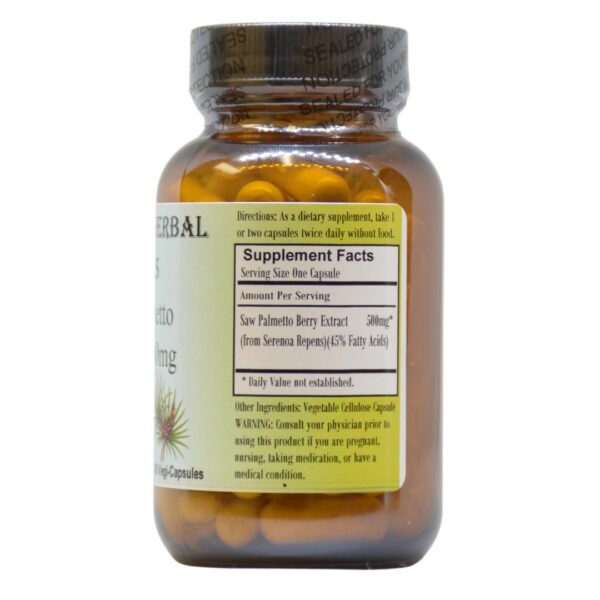 Version 1.0.0 Cápsulas vegetales de Saw Palmetto para soporte prostático y urinario