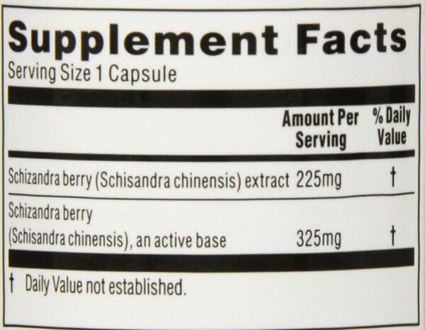 Cápsulas vegetales Schizandra de Kroeger Herb para bienestar