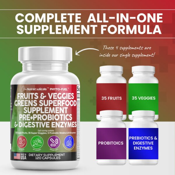 Cápsulas vegetales superalimento Clean Nutraceuticals
