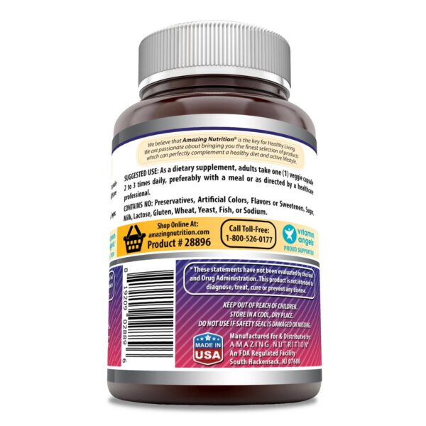 Cápsulas vegetales suplemento saúco Amazing Formulas