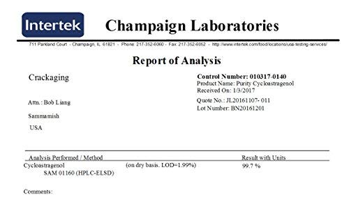 cápsulas vegetales testadas FDA cycloastragenol anti edad