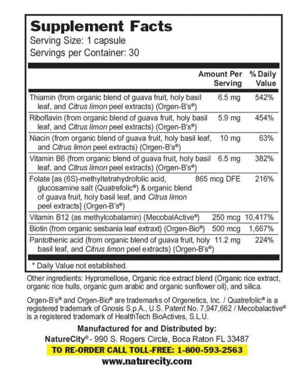 Cápsulas vegetales True-B de NatureCity