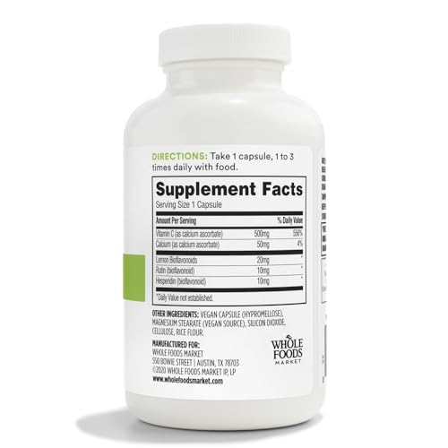 Cápsulas vegetales vitamina c 365 by Whole Foods Market