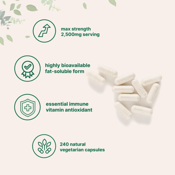 Version 1.0.0 Cápsulas vegetales Vitamina C Micro Ingredients para apoyo inmunológico