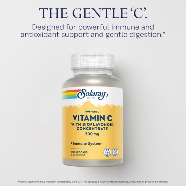 imagen cápsulas vegetales vitamina c solaray